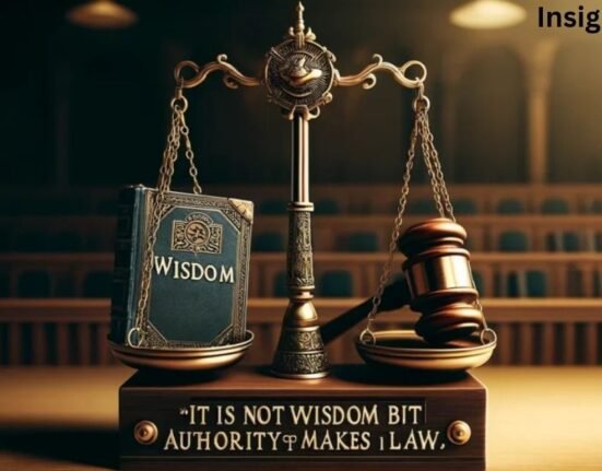 It Is Not Wisdom But Authority That Makes A Law. T – Tymoff