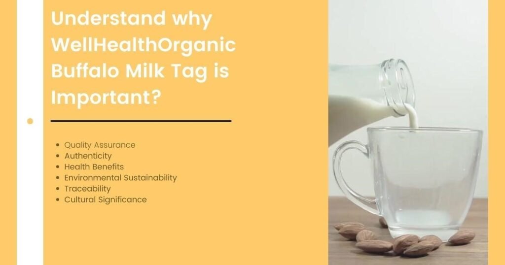 wellhealthorganic buffalo milk tag